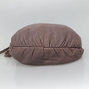 GUCCI Bamboo Shoulder Bag Leather Purple Gold 232930 Auth bs26233-5