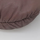 GUCCI Bamboo Shoulder Bag Leather Purple Gold 232930 Auth bs26233-16