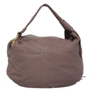 GUCCI Bamboo Shoulder Bag Leather Purple Gold 232930 Auth bs26233-2