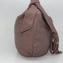 GUCCI Bamboo Shoulder Bag Leather Purple Gold 232930 Auth bs26233-3