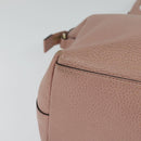GUCCI Hand Bag Leather Outlet Pink Gold 449651 Auth bs26235-15