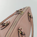 GUCCI Hand Bag Leather Outlet Pink Gold 449651 Auth bs26235-6