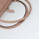 GUCCI Hand Bag Leather Outlet Pink Gold 449651 Auth bs26235-7