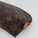 LOUIS VUITTON Monogram Pochette Cosmetic PM Cosmetic Pouch M47515 Auth bs26243-7
