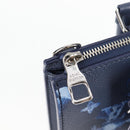 LOUIS VUITTON Water Color Sac Plat messenger Bag Blue M57843 LV Auth bs26245A-9