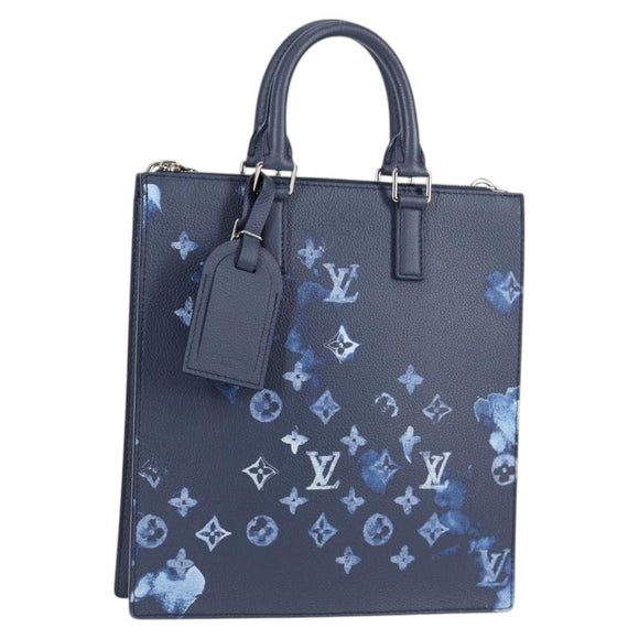 LOUIS VUITTON Water Color Sac Plat messenger Bag Blue M57843 LV Auth bs26245SM