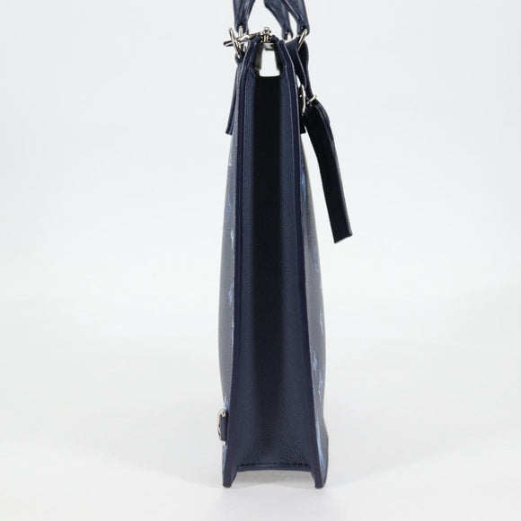 LOUIS VUITTON Water Color Sac Plat messenger Bag Blue M57843 LV Auth bs26245A