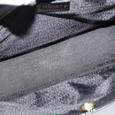 VERSACE Hand Bag Leather Black Gold Auth bs26249-10