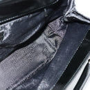 VERSACE Hand Bag Leather Black Gold Auth bs26249-18