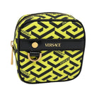 VERSACE Pouch PVC Yellow Gold Auth bs26250-1