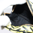 VERSACE Pouch PVC Yellow Gold Auth bs26250-18