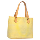 LOUIS VUITTON Monogram Vernis Houston Hand Bag Gris M91053 LV Auth bs26251-1