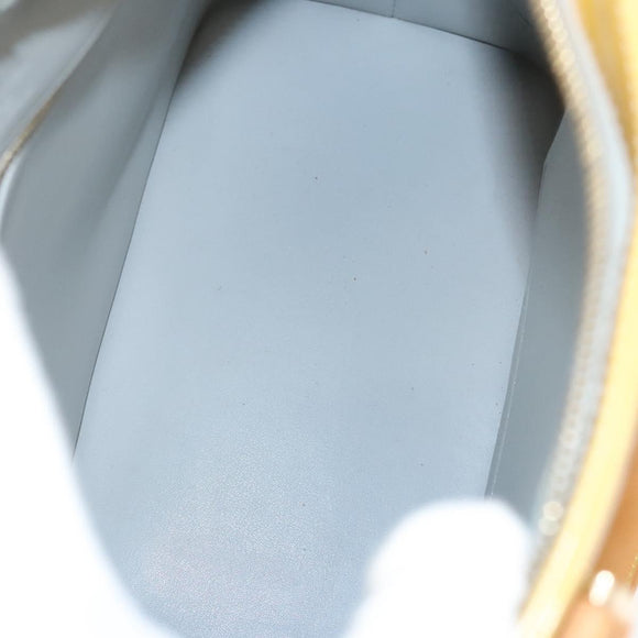 LOUIS VUITTON Monogram Vernis Houston Hand Bag Gris M91053 LV Auth bs26251