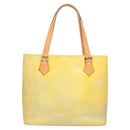 LOUIS VUITTON Monogram Vernis Houston Hand Bag Gris M91053 LV Auth bs26251-2