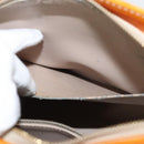 LOUIS VUITTON Monogram Vernis Houston Hand Bag Beige M91004 LV Auth bs26252-22