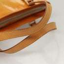 LOUIS VUITTON Monogram Vernis Houston Hand Bag Beige M91004 LV Auth bs26252-7