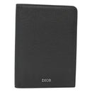 Christian Dior Card Case Leather Black Auth bs26260-1