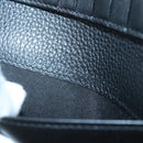 Christian Dior Card Case Leather Black Auth bs26260-12