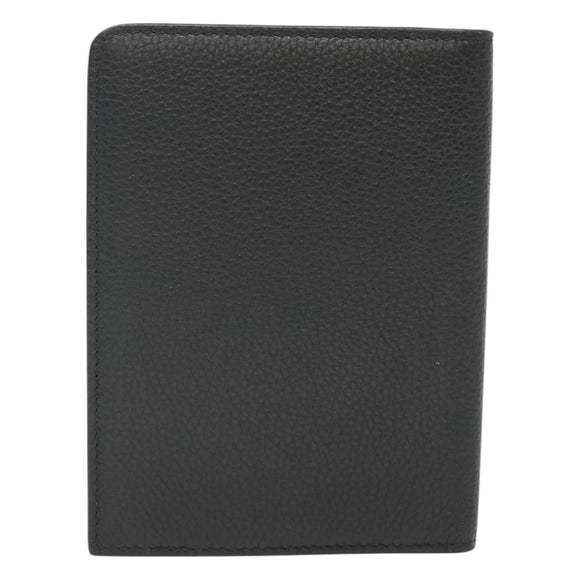 Christian Dior Card Case Leather Black Auth bs26260