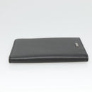 Christian Dior Card Case Leather Black Auth bs26260-4