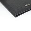 Christian Dior Card Case Leather Black Auth bs26260-14