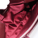 PRADA Shoulder Bag Leather Beige Silver Auth bs26273-18