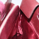 PRADA Shoulder Bag Leather Beige Silver Auth bs26273-20