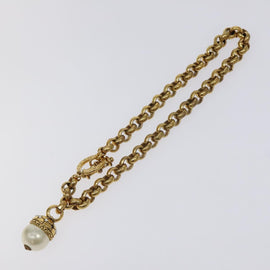 LOEWE Necklace metal Gold Auth bs26275 - 0