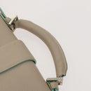 LOEWE Business Bag Leather Beige Auth bs26276-10
