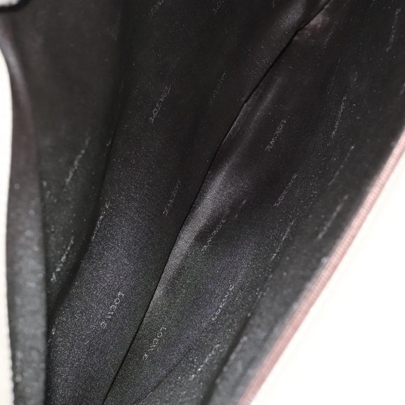 LOEWE Business Bag Leather Beige Auth bs26276