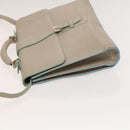 LOEWE Business Bag Leather Beige Auth bs26276-5