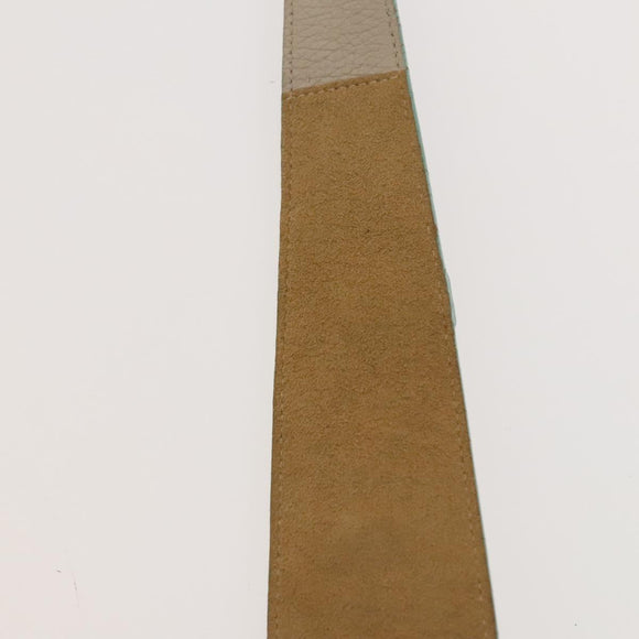 LOEWE Business Bag Leather Beige Auth bs26276