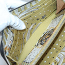 HERMES Azap Long Long Wallet Leather Black Silver Auth bs26278-15