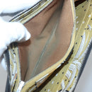 HERMES Azap Long Long Wallet Leather Black Silver Auth bs26278-16