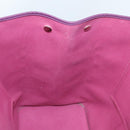 HERMES Cabak GM Tote Bag Canvas Purple Silver Auth bs26280-21