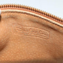 MCM Logogram Vicetos Shoulder Bag PVC Leather Brown Gold Auth bs26282-15