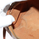 MCM Logogram Vicetos Shoulder Bag PVC Leather Brown Gold Auth bs26282-18