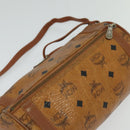 MCM Logogram Vicetos Shoulder Bag PVC Leather Brown Gold Auth bs26282-6