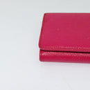BVLGARI Long Wallet Leather Pink Gold Auth bs26284-8