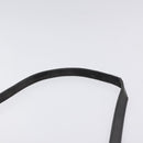 Salvatore Ferragamo Gancini Shoulder Bag Suede Black Gold Auth bs26286-8