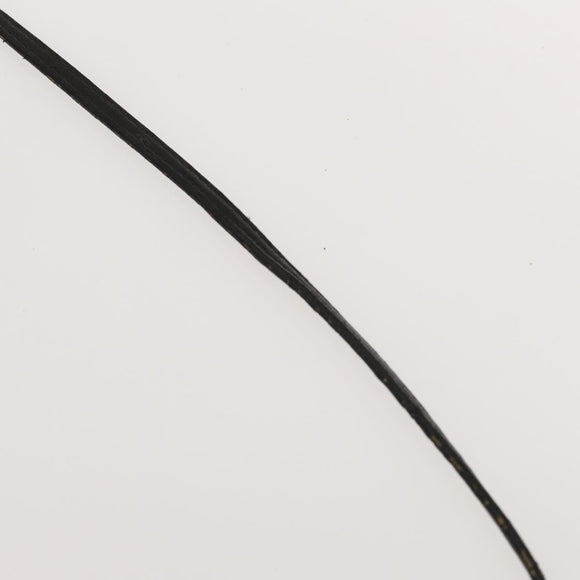 BALENCIAGA Shoulder Bag Canvas Beige Black Silver Auth bs26288