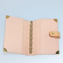LOUIS VUITTON Multicolor Agenda PM Day Planner Cover White R21074 Auth bs26290-8