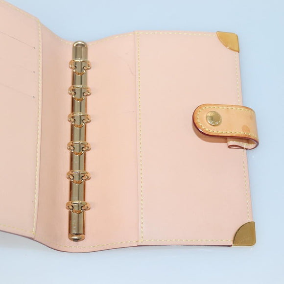 LOUIS VUITTON Multicolor Agenda PM Day Planner Cover White R21074 Auth bs26290