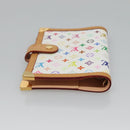 LOUIS VUITTON Multicolor Agenda PM Day Planner Cover White R21074 Auth bs26290-5