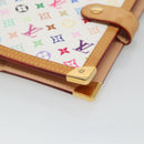 LOUIS VUITTON Multicolor Agenda PM Day Planner Cover White R21074 Auth bs26290-7