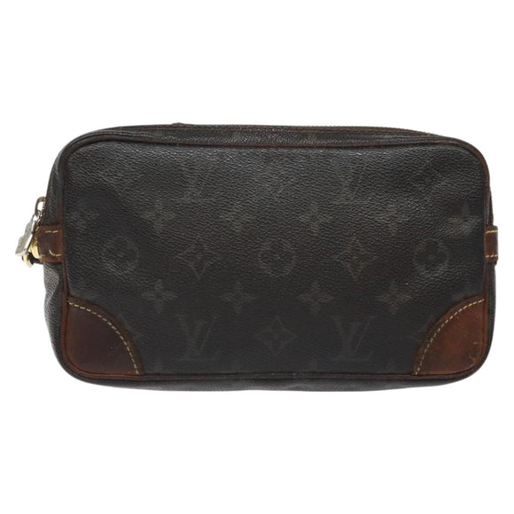 LOUIS VUITTON Monogram Marly Dragonne PM Clutch Bag M51827 LV Auth bs26292