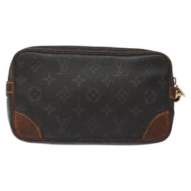 LOUIS VUITTON Monogram Marly Dragonne PM Clutch Bag M51827 LV Auth bs26292 - 0