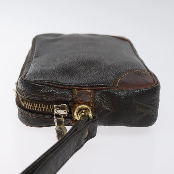 LOUIS VUITTON Monogram Marly Dragonne PM Clutch Bag M51827 LV Auth bs26292