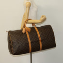 LOUIS VUITTON Monogram Keepall 60 Boston Bag M41422 LV Auth bs26301-22