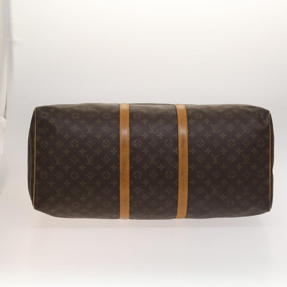 LOUIS VUITTON Monogram Keepall 60 Boston Bag M41422 LV Auth bs26301